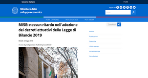 Legge di Bilancio, per ogni misura un decreto attuativo. Mise: siamo nei tempi