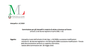 Dati sanitari lavoratori e privacy: accessibili solo al medico competente