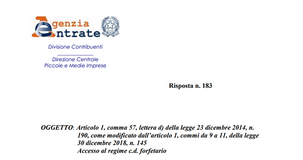Regime forfettario, esclusi i redditi assimilati a quelli di lavoro dipendente 