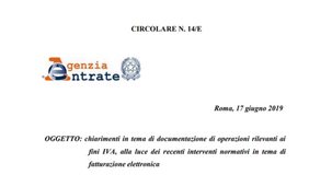 Fattura elettronica, dalla data di emissione all'esterometro: chiarimenti nella circolare 14/E