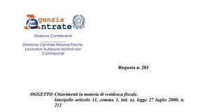 Le regole per individuare se la residenza fiscale è all'estero e dove pagare le tasse 