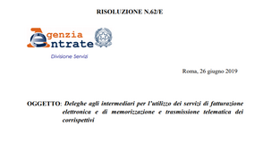 Deleghe fattura elettronica e corrispettivi telematici: nuove istruzioni delle Entrate 