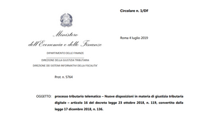 Deposito telematico e notifica via PEC: la circolare del MEF con le novità del PTT