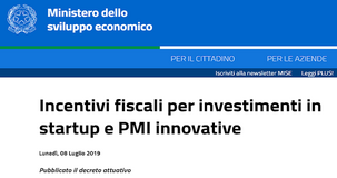 Investimenti in startup e PMI innovative, al via le agevolazioni. Detrazione e deduzione del 30%