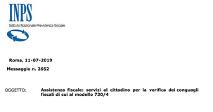 Conguaglio modello 730/2019 INPS: rimborso o debito Irpef online