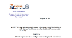 Detrazione spese universitarie all'estero, accesso vietato se si chiede un prestito