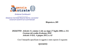 Ecobonus, cessione del credito al fornitore: istruzioni per bonifico e fattura