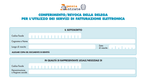 Come delegare l'intermediario per i servizi dello scontrino elettronico