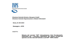 Oltre l'estratto conto INPS, con il servizio online CIP disponibili più informazioni