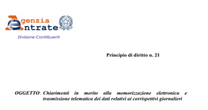 Scontrino elettronico e reso merce: la procedura ai fini IVA per i corrispettivi telematici