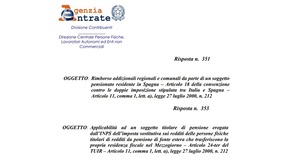 Pensionati all'estero, chiarimenti su regole d'accesso a flat tax e rimborsi INPS