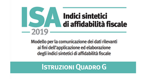 Istruzioni quadro G ISA 2019
