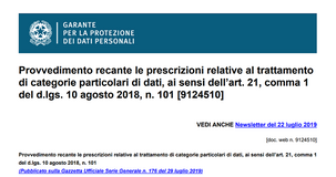 Privacy, trattamento di dati sensibili nei rapporti di lavoro solo se necessario