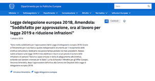 Distacco lavoratori, l'introduzione delle nuove regole UE entro luglio 2020