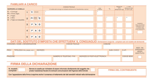 Modello 730: chi sono i familiari a carico?