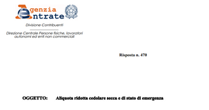 Cedolare secca 10 per cento: in quali Comuni si applica