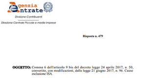 ISA, cause d'esclusione e inizio attività: l'Agenzia delle Entrate chiarisce 
