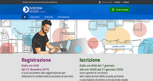 Iscrizioni anno scolastico 2020-2021: modulo online fino alla scadenza del 31 gennaio