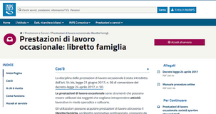 Collaboratori familiari occasionali e utilizzo del Libretto di Famiglia