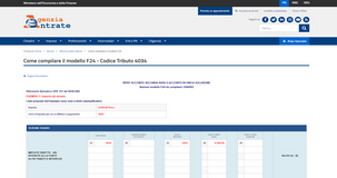 Codice tributo 4034 nel modello F24, cos'è e a cosa si riferisce?