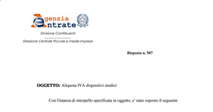 Iva dispositivi medici: quando si applica l'aliquota ridotta del 10 per cento? 
