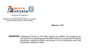 Ritenuta lavoro autonomo soggetti non residenti, si applica il 30%