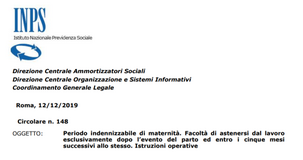 Congedo di maternità, astensione dal lavoro dopo il parto: istruzioni INPS