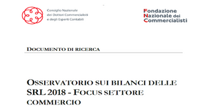 Ossrvatorio bilanci SRL, settore commercio: crescono fatturato e addetti, ma meno rispetto al 2018