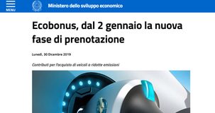 Ecobonus auto: domanda prenotazione contributo entro il 30 giugno 2020