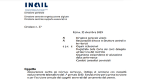 Assicurazione INAIL casalinghe 2020: domanda di iscrizione solo online