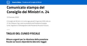 Taglio cuneo fiscale 2020, decreto approvato: gli aumenti in busta paga previsti