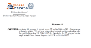 Welfare aziendale, il regime IVA e requisiti dei buoni monouso e multiuso
