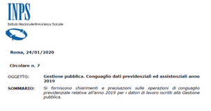 Conguaglio INPS dati, anno 2019: le istruzioni per i datori di lavoro