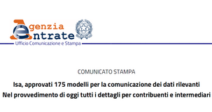 ISA 2020: approvati i 175 modelli ufficiali