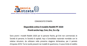 Dichiarazione dei redditi 2020, pronti i modelli definitivi: tutte le novità