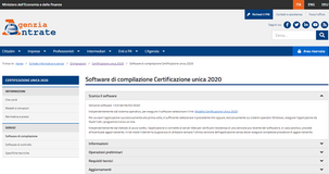 Certificazione Unica 2020, parte l'invio: software compilazione e controllo online