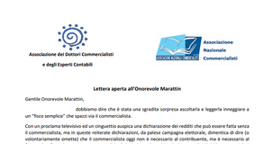 Fisco semplice senza commercialista: ANC e ADC rispondono all'On. Marattin