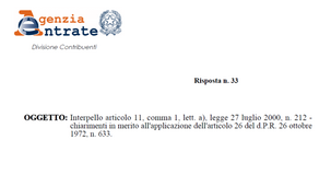 Nota di variazione IVA, fondamentale l'infruttuosità delle procedure esecutive