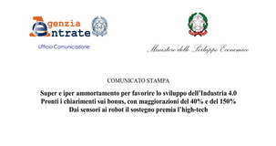 Super e Iper ammortamento 2017: la circolare 4/E dell'Agenzia delle Entrate