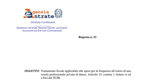 Detrazione spese di istruzione all'estero: quando si applica lo sconto Irpef del 19%?