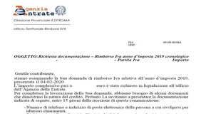 Rimborsi IVA: l'Ade sta chiedendo copia di cortesia delle fatture elettroniche 2019