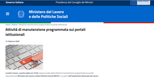 Portali lavoro fuori servizio 2 e 3 marzo: manutenzione su Cliclavoro, ANPAL, INL
