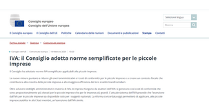 IVA semplificata per le piccole imprese nell'UE: le novità approvate in Consiglio