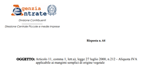 IVA mangimi semplici di origine vegetale per api: si applica l'aliquota del 4%