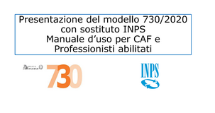 Modello 730/2020 con sostituto di imposta INPS: istruzioni pratiche