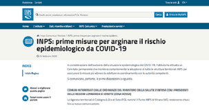 Coronavirus, misure INPS: chiusura uffici e numeri utili per zona rossa e zona gialla