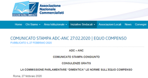 Equo compenso, ADC e ANC denunciano il rischio di non applicazione del principio