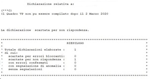 Scadenza Lipe e quadro VP dichiarazione IVA 2020: anomalia nel controllo telematico Sogei