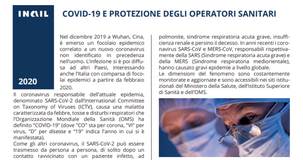 Coronavirus, le istruzioni INAIL per la protezione degli operatori sanitari