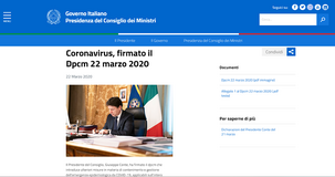 DPCM 22 marzo 2020: elenco attività aperte e chiuse fino al 3 aprile